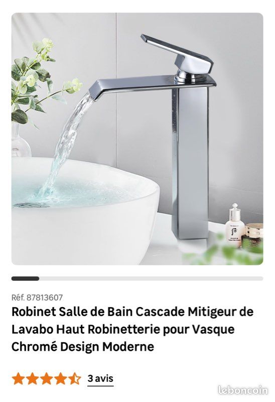 Robinet Cascade Luxe - StreamFlow - Salle de Bain
