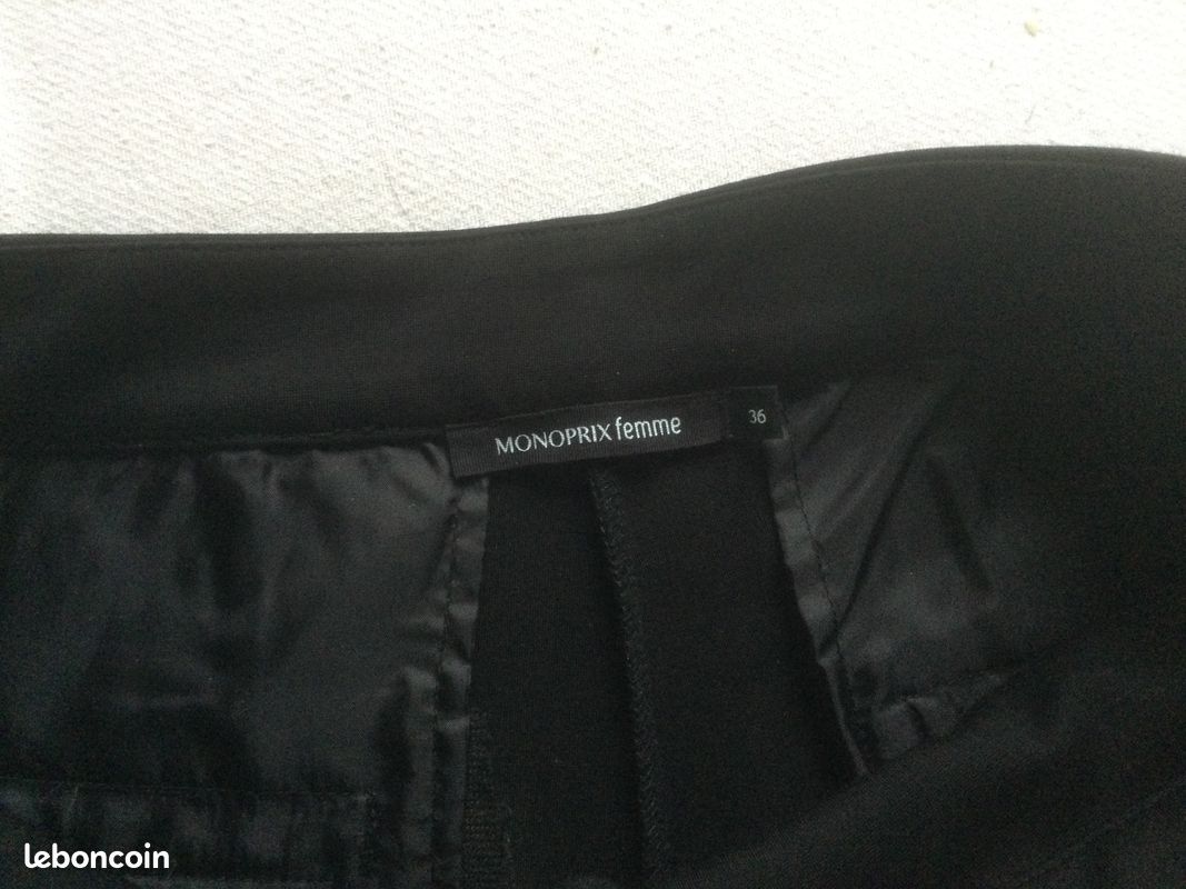Pantalon noir « marin » (image 5)