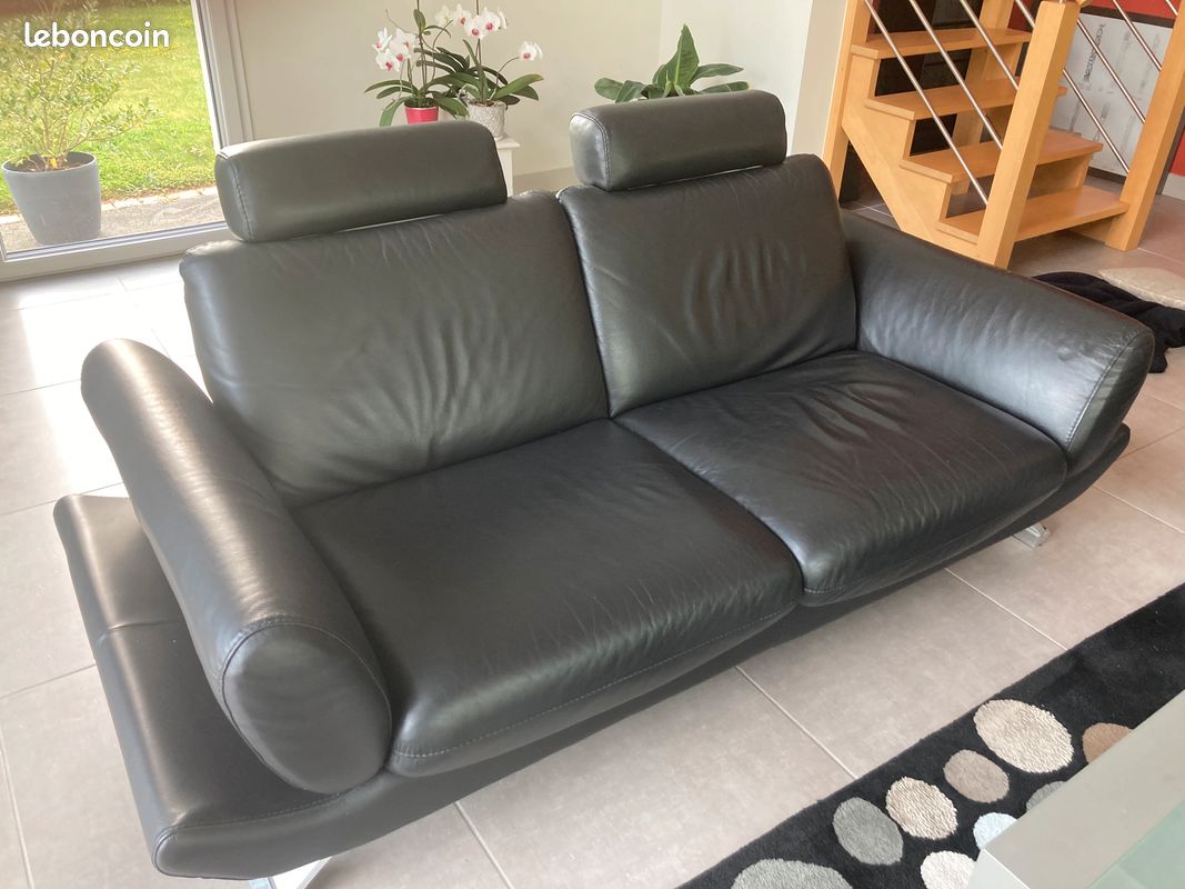 Canape cuir (image 1)