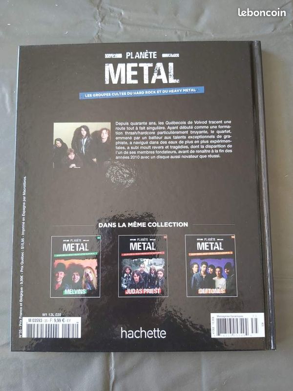 Livre Voivod collection planète métal (image 2)