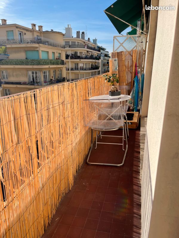 Grande chambre meublée avec grand balcon 60 (image 4)