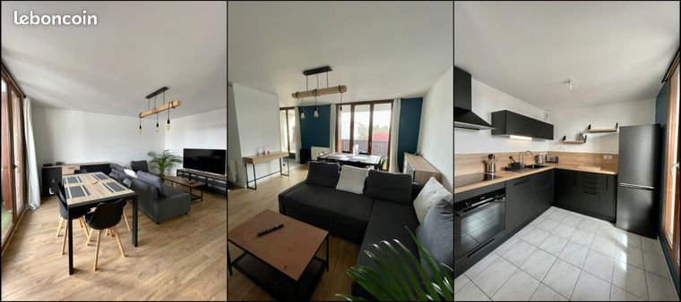 Appartement T3 meublé 61m² sans frais d'agence