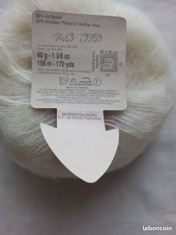 8 pelotes Kid Mohair n° 3 (image 2)