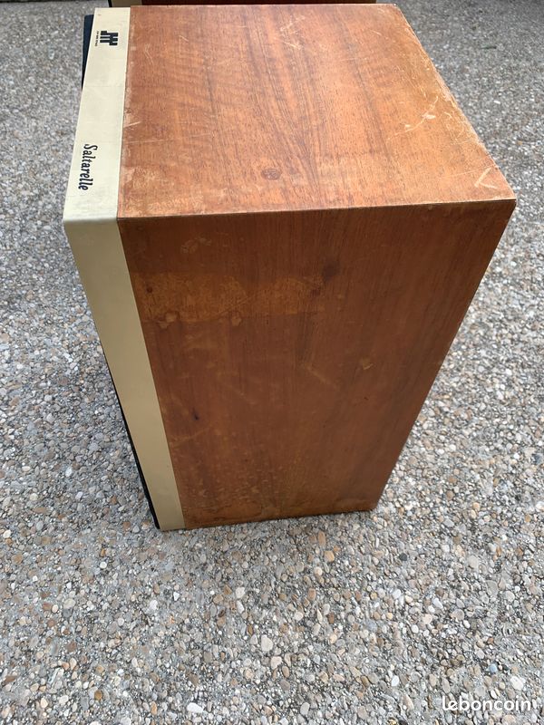 Paire d'enceinte baffle haut-parleur hifi vintage JMR Jean Marie Reynaud Saltarelle Série 2 (image 4)