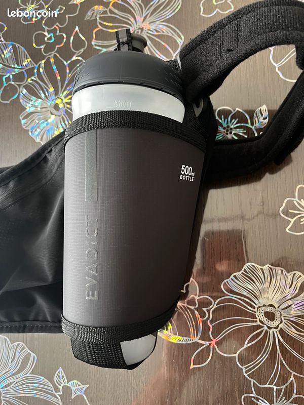 Ceinture porte-bidon trail running KALENJI + bidon 500ml (image 2)