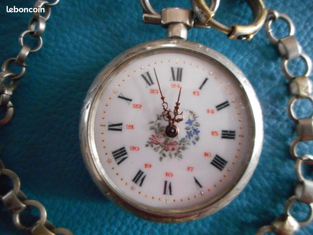 Ancienne Clé De Montre à Gousset – Pendentif Vintage En Métal Rose, Argenté – Parfait Pour Restauration Ou Bijou