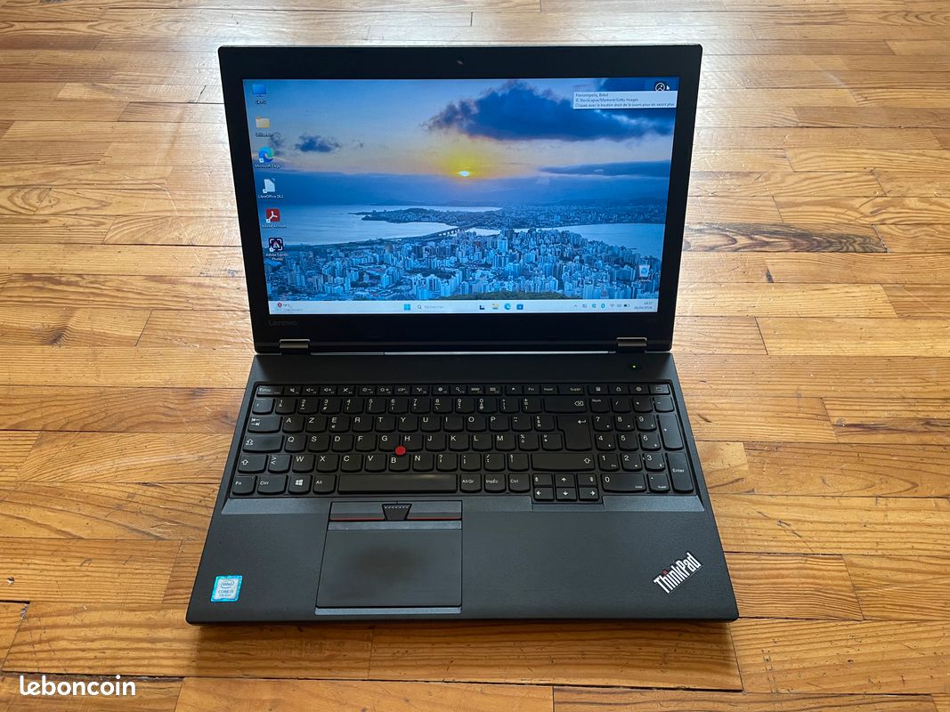 LENOVO THINKPAD 15,6" - WIN 11 PRO - I5 - 12Go - 512Go (image 1)