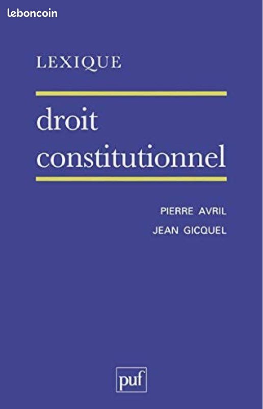 Droit constitutionnel (image 1)