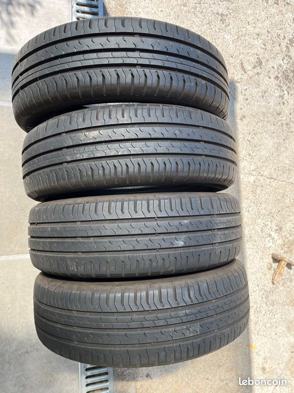 Vend 4 pneus été 165/60/15 continental (image 1)