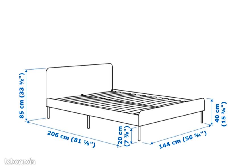 Lit ikea slattum (image 4)
