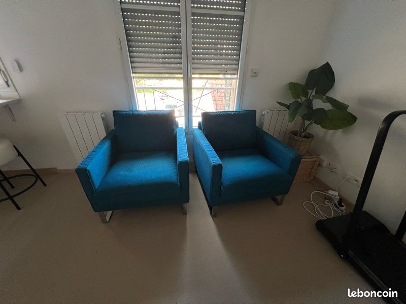Fauteuil 1 place - Bleu Roi (image 3)