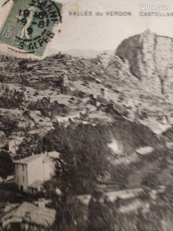 Carte postale ancienne département 04( castellane (image 1)