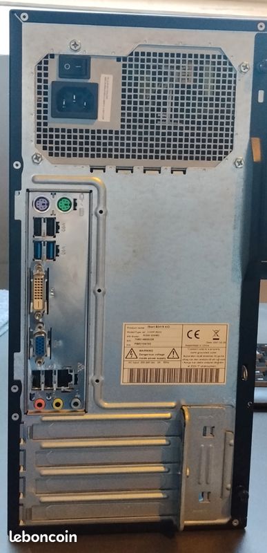 PC Fixe Ordi O'Top – Core I3, 8Go RAM, SSD 240Go – Parfait Pour Le Bureau, Reconditionné Et Garanti 1 An !