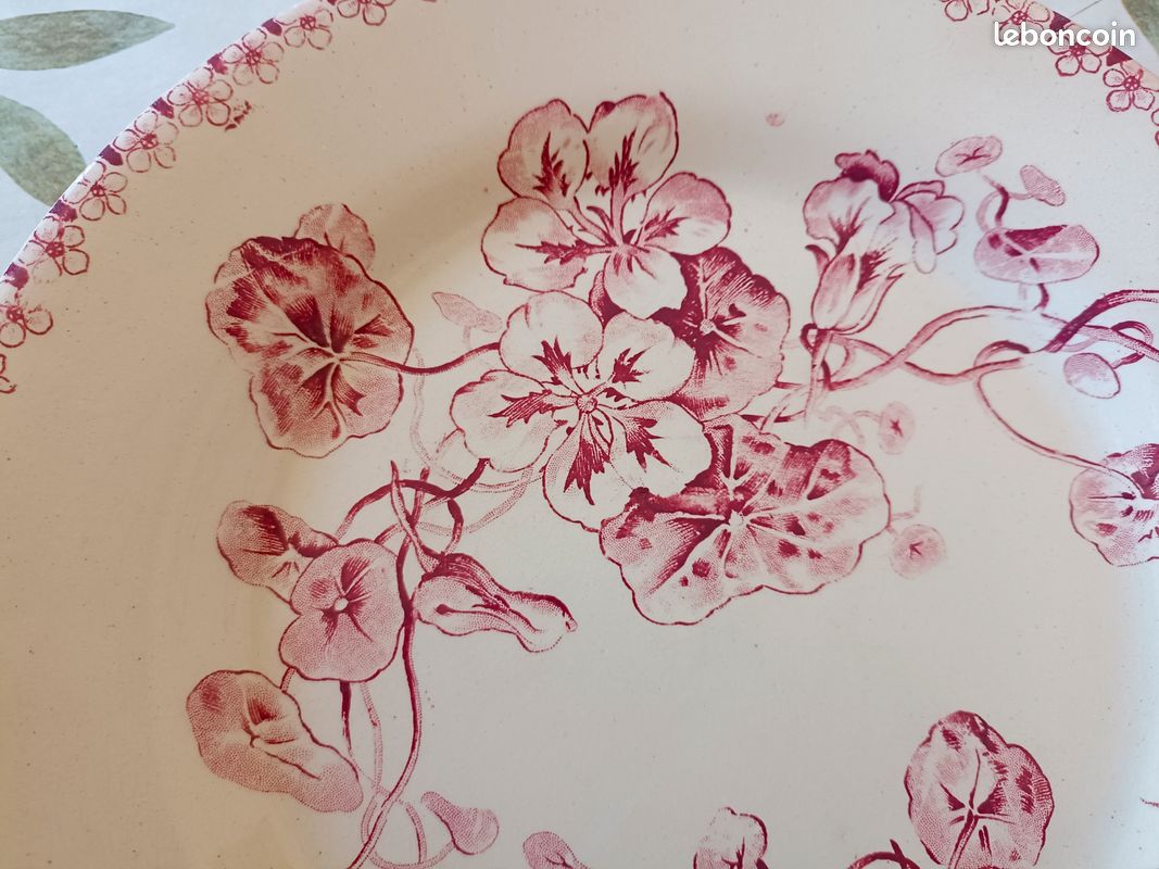 2 assiettes Terre de fer - Gien (image 4)