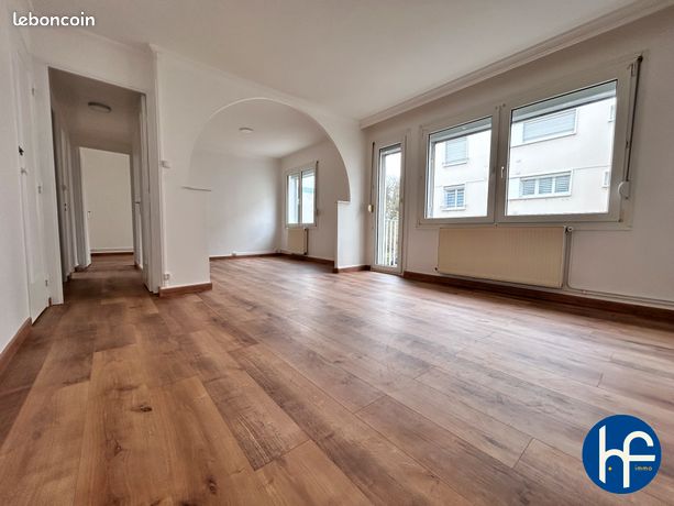 Appartement T3 rdc surélevé avec balcon et cave
