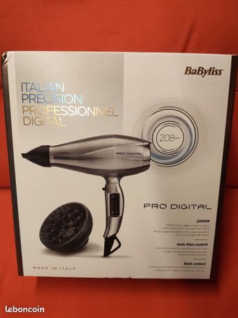 BABYLISS Pro Digital Sèche-cheveux 2200w Ionic 6000e