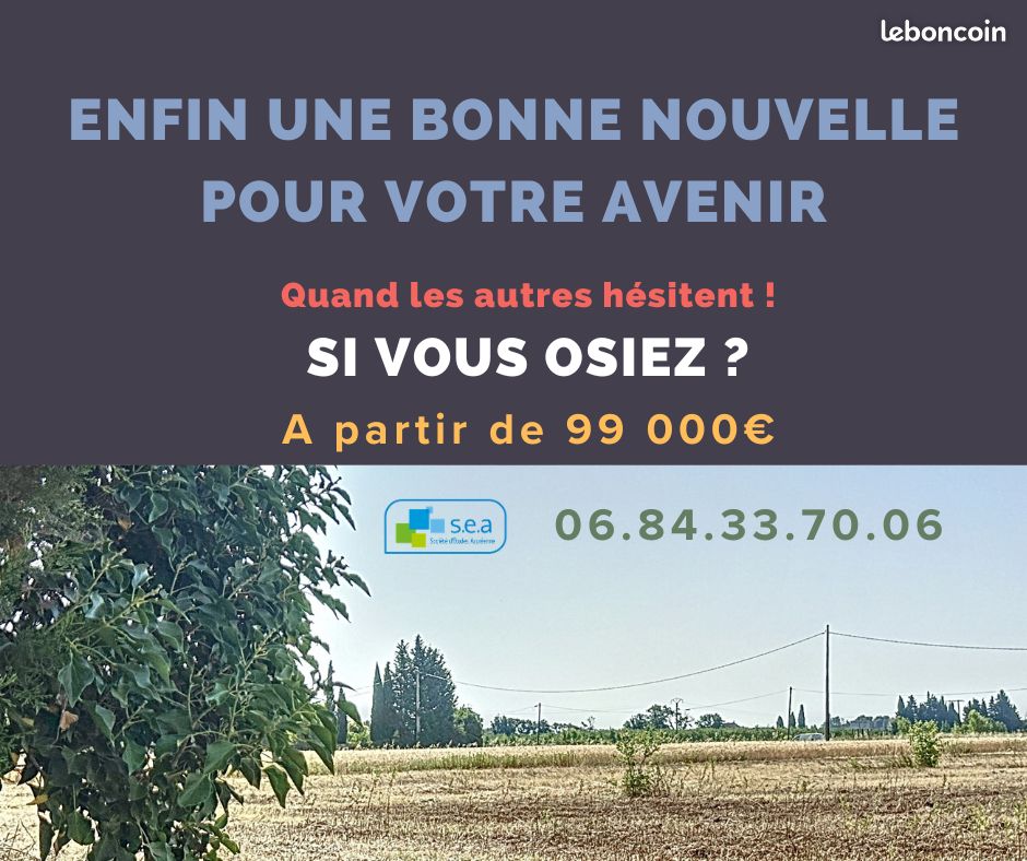 Terrain 340 m² · à Orange · 340 m² · 99 000 €
