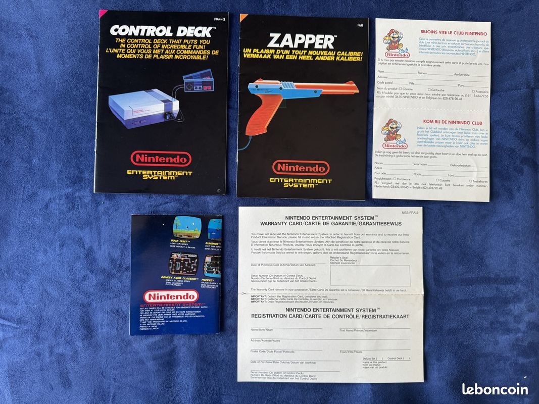 Notices version française en très bon état pour jeux et consoles Nintendo NES, Super NES, Game Boy, Game boy Color, Game boy pocket, Game Boy Advance GBA, DS (image 8)