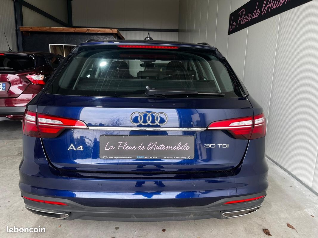 AUDI A4 AVANT BUSINESS 30 TDI 136 S tronic 7 Business Line MildHybride RADAR AV AR - ROUE DE SECOURS (image 7)