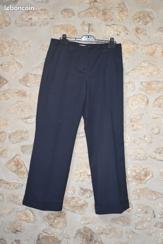 Pantalon Cache Cache bleu marine - T 42 (image 1)