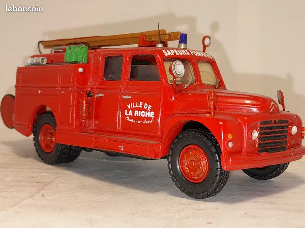 Miniature Résine Comptours 1:43 – Citroën T46 Fourgon Pompes Tonne Guinard 1959 FTP