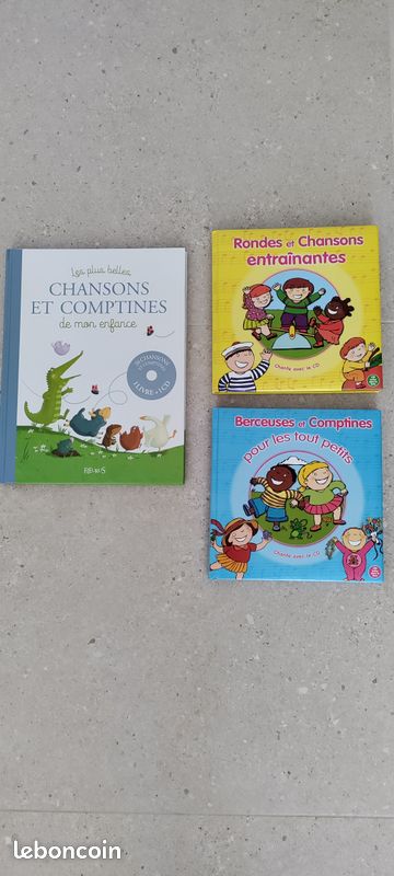 Livre berceuses et comptines avec CDs (image 1)
