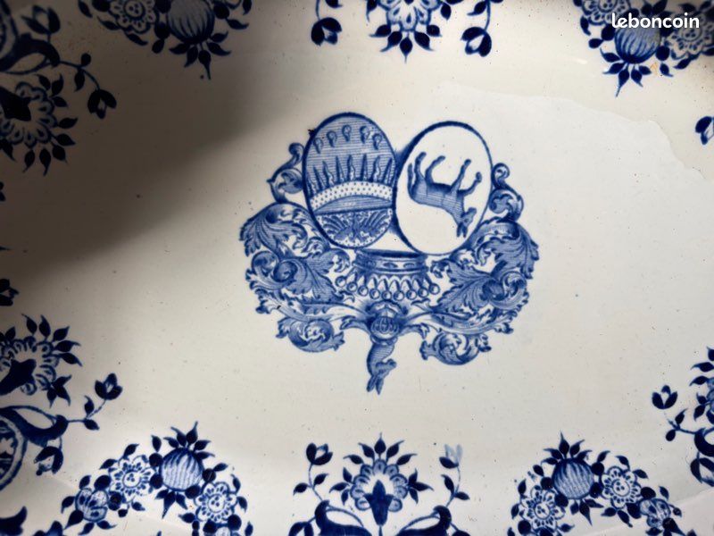 Plat Faience Gien monochrome (image 4)