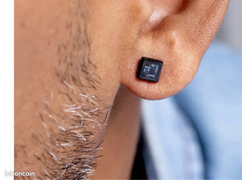 Boucle D oreilles acier carbone (image 3)
