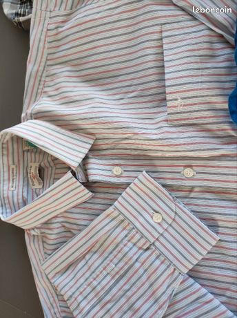 Dockers – 12 Embouts De Col Métal – Argent – Homme – Neufs