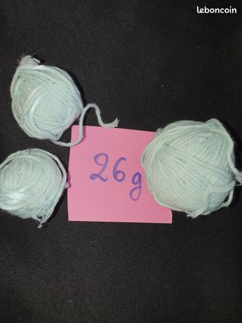 Lot De 5 Pelotes De Coton Perlé Mercerisé X.F - Couleur Rose, Neuf