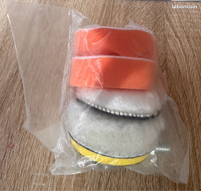 Lot De 2 Tampons De Polissage 17,8 Cm Pour Polisseuse M16 | Éponge Orange Polyéther – Pour Cirage Et Polissage Voiture
