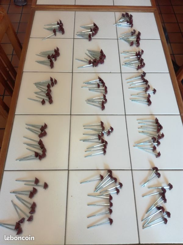 Lot de 160 pointes pour toiture ondulée neuves (image 3)