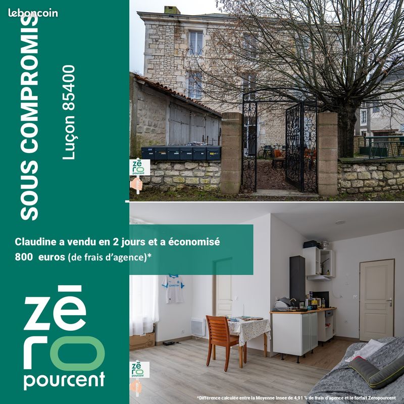 Appartement 2 pièces 35 m² · à Luçon · 35 m² · 59 900 €