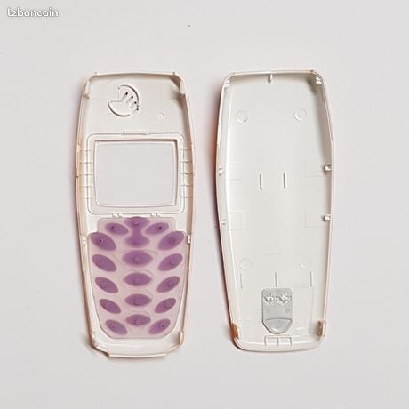 YSH Pièces de rechange de téléphone, couvercle complet du boîtier (couvercle avant + cadre central + couvercle arrière de batterie) pour Nokia