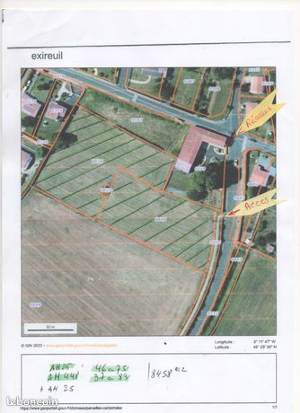 Terrain constructible a lotir