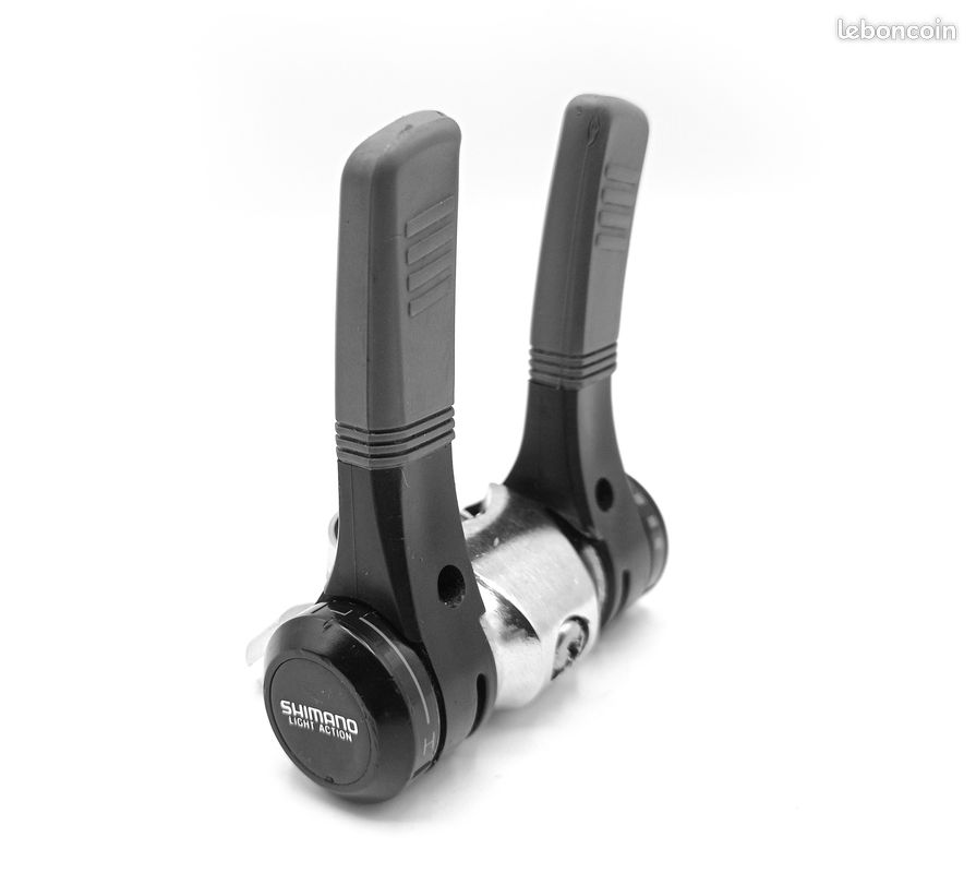 Manette Levier Dérailleur Vélo Vintage – Le Lewis N°3 – Fabriqué En France – Aluminium Gris