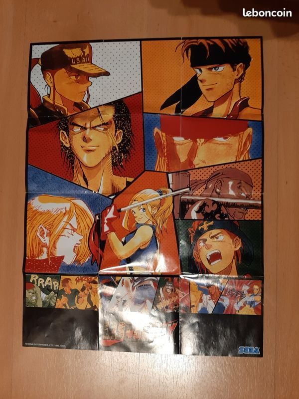 Jeu Sega Saturn Last Bronx Version Japonaise - Complet, Bon état, Jeu De Combat Arcade 1996