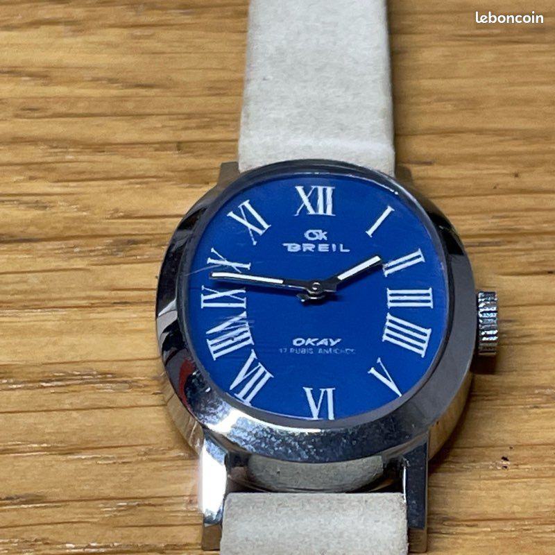 Montre BREIL Vintage Mécanique - État Général Bon - Mouvement Non Révisé - Occasion
