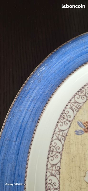 Grand plat Sarah's Garden Wedgwood (image 4)