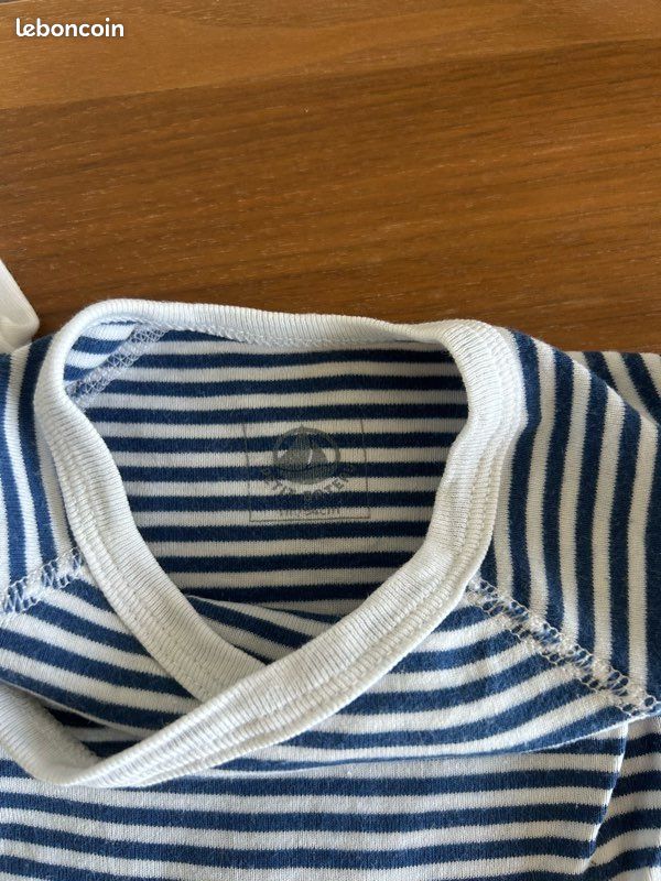 2 bodies Petit Bateau 1 mois (image 3)