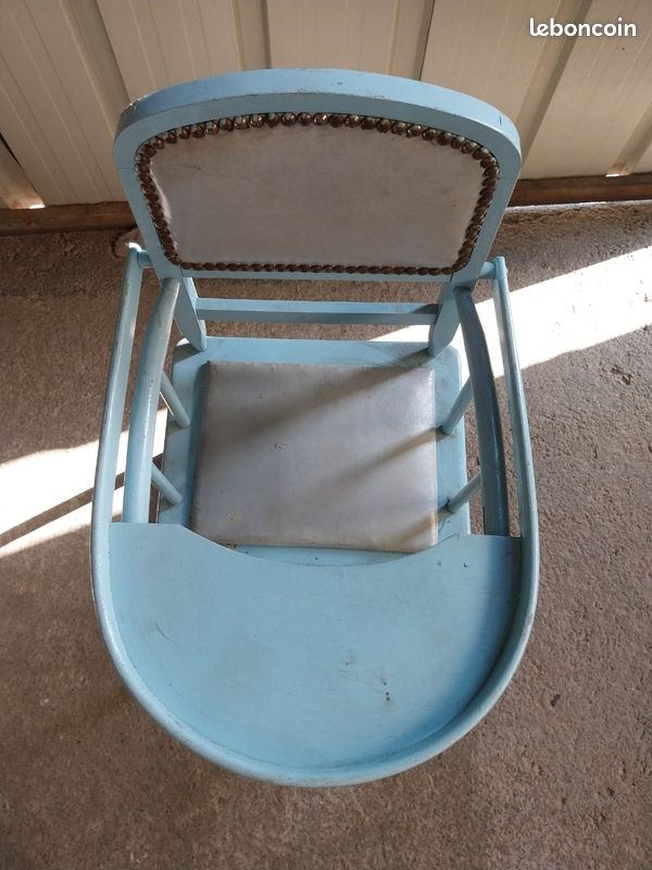 Chaise haute enfant ancienne (image 6)
