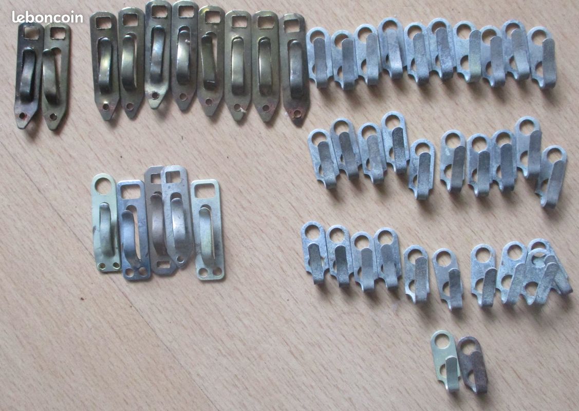 Accroches pour rideaux/voilage, poulie coulissante – ancien modele – lam92 (image 2)