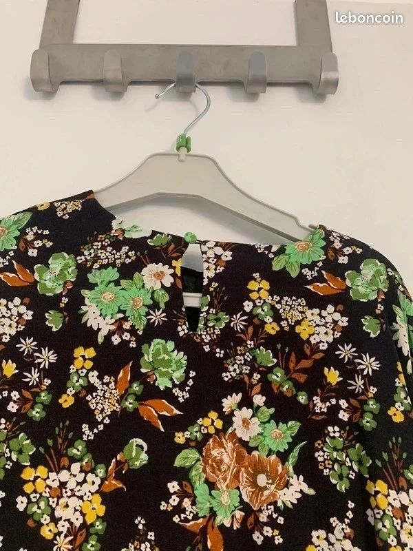 Robe longue à fleurs Mango (image 3)