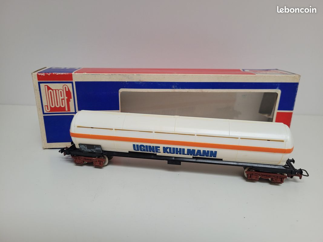 Train wagon N° 6513 Wagon citerne grande capacité 80 m3 UGRINE KUHLMANN Jouef Ho (image 3)