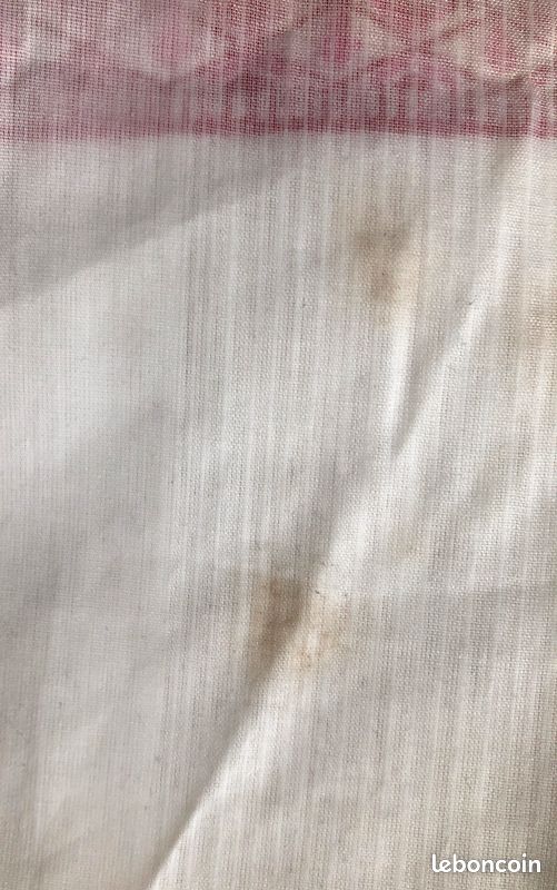 Foulard, paréo, tissus Blanc Rose (image 3)