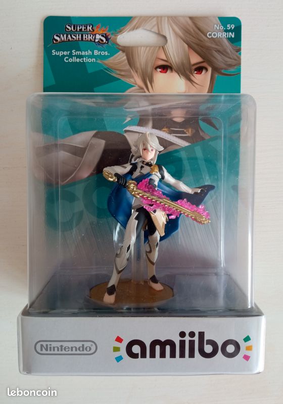 Figurine amiibo Corrin n°59 Super Smash Bros collection - Nintendo - neuf (image 1)