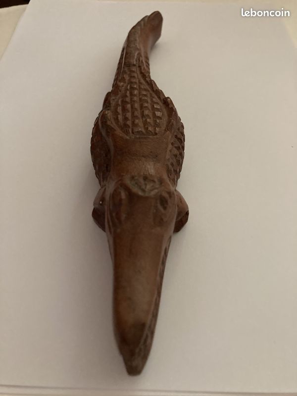 Crocodile petite décoration bois (image 1)