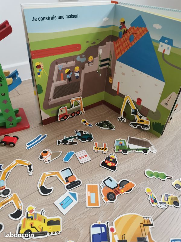 Lot jeu, livre magnétique, jouet en bois enfant (image 3)