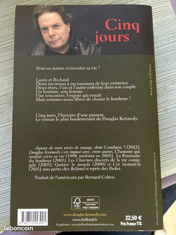 Cinq jours de Douglas Kennedy (image 3)
