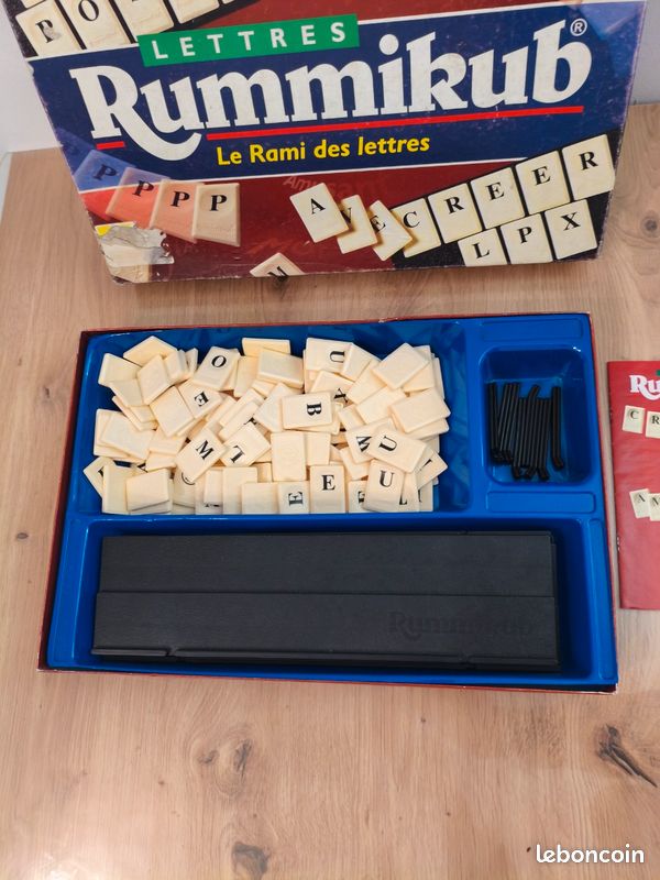 Chevalet Noir Pour Jeu Rummikub MB – Support Seul Sans Pieds – Occasion